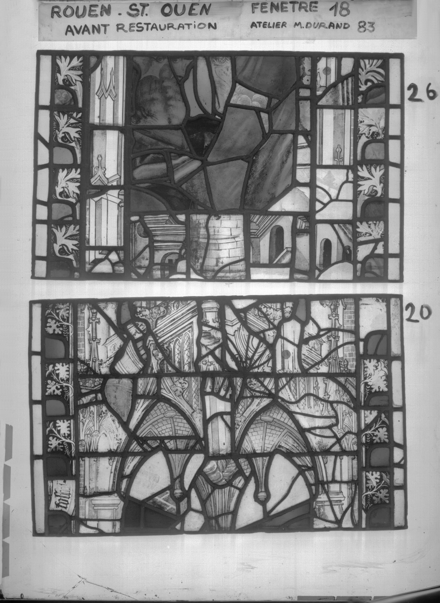 Fenêtre 18 ; Panneaux 20 - 26