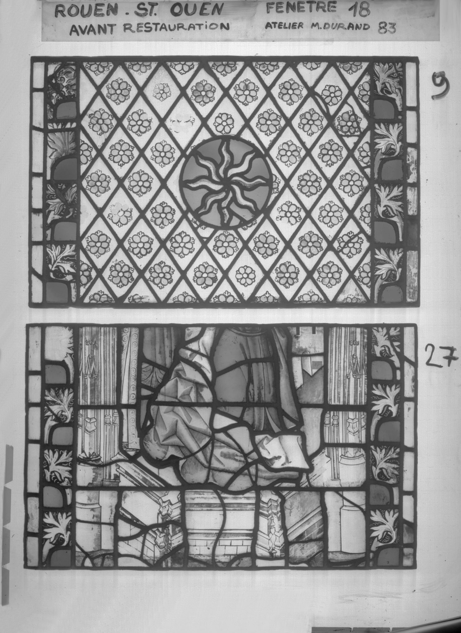 Fenêtre 18 ; Panneaux 9 - 27