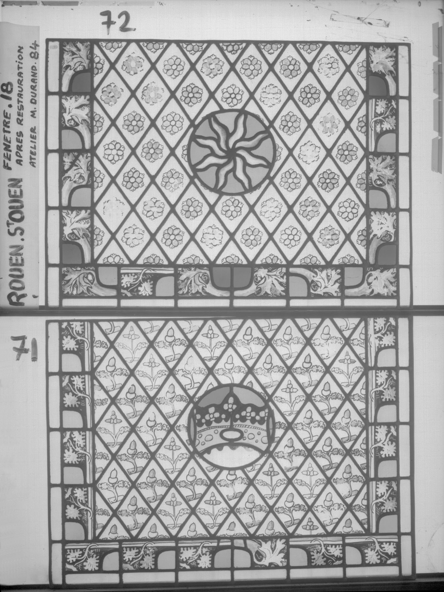 Fenêtre 18 ; Panneaux 71 - 72