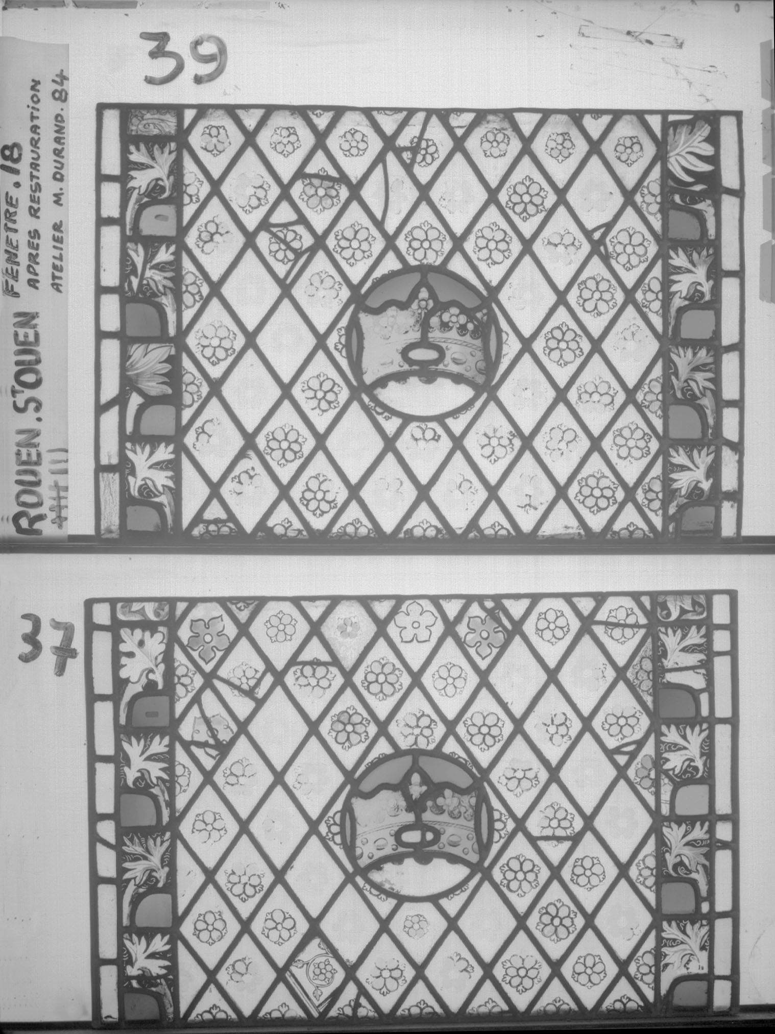 Fenêtre 18 ; Panneaux 37 - 39