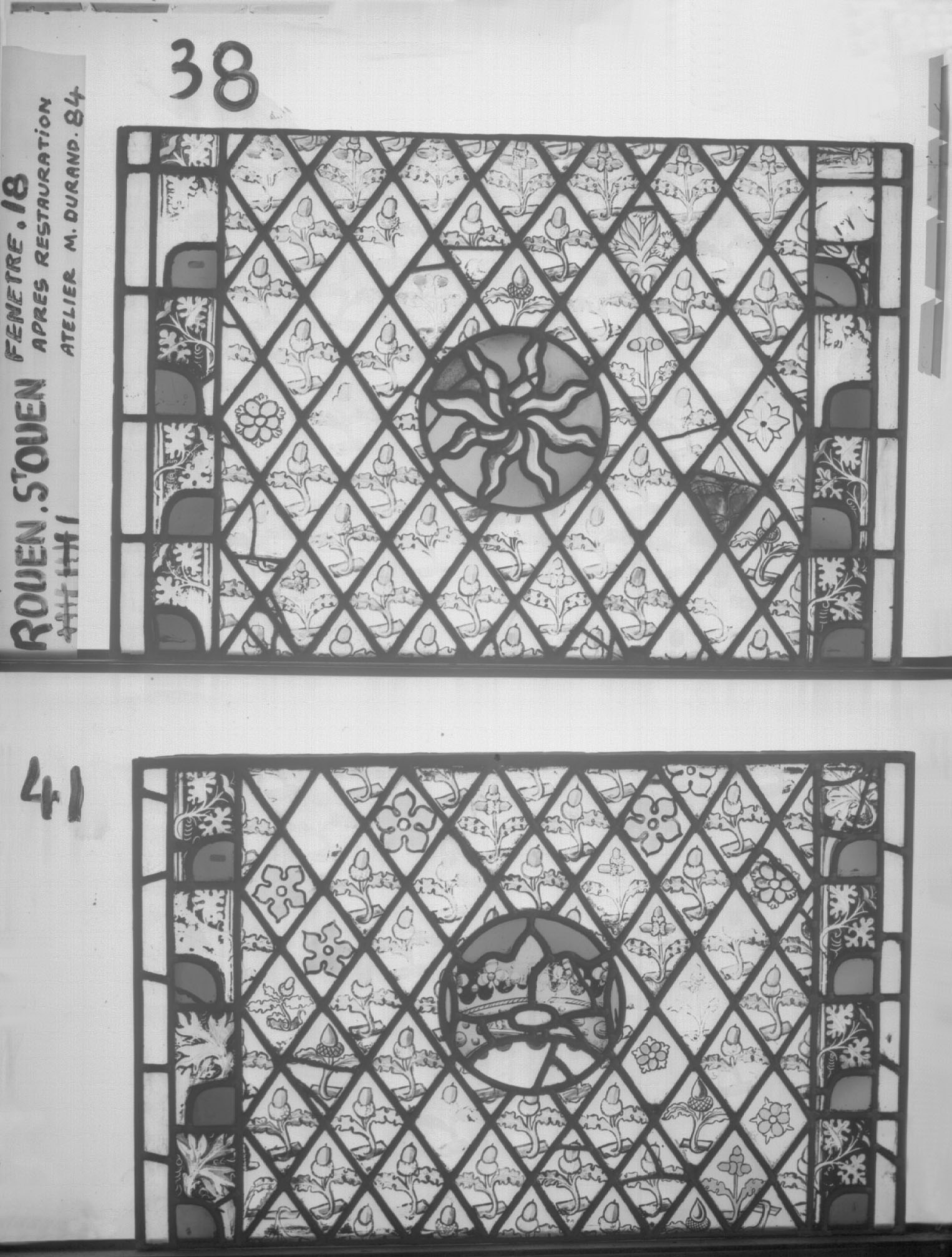 Fenêtre 18 ; Panneaux 38 - 41