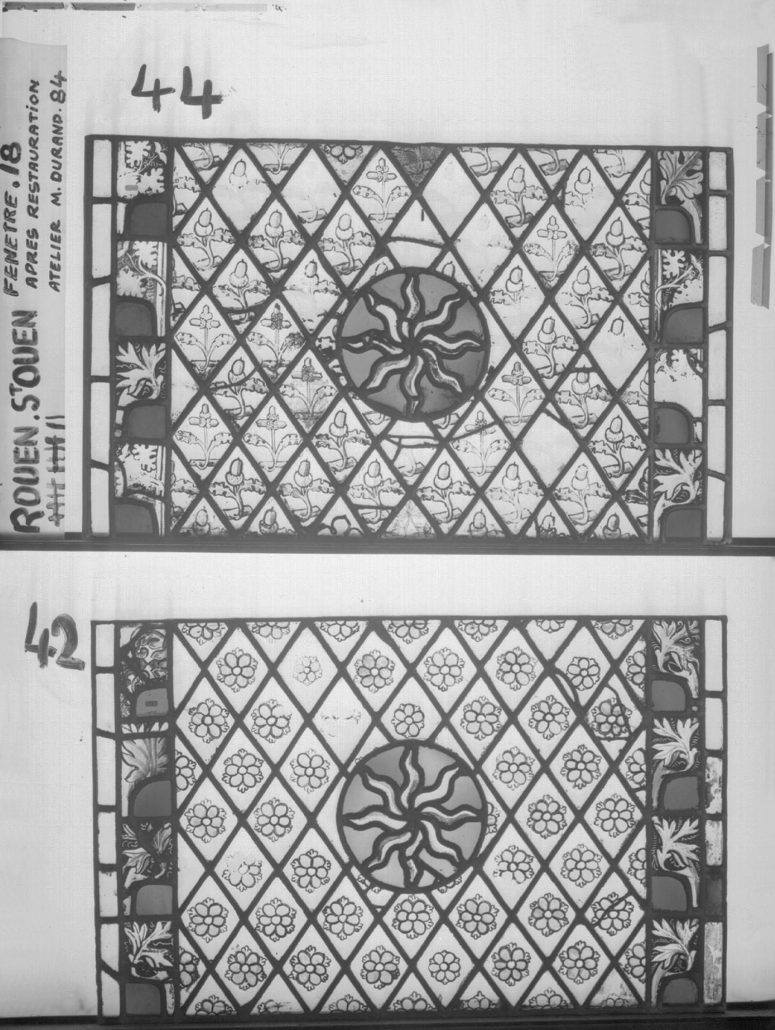 Fenêtre 18 ; Panneaux 42 - 44