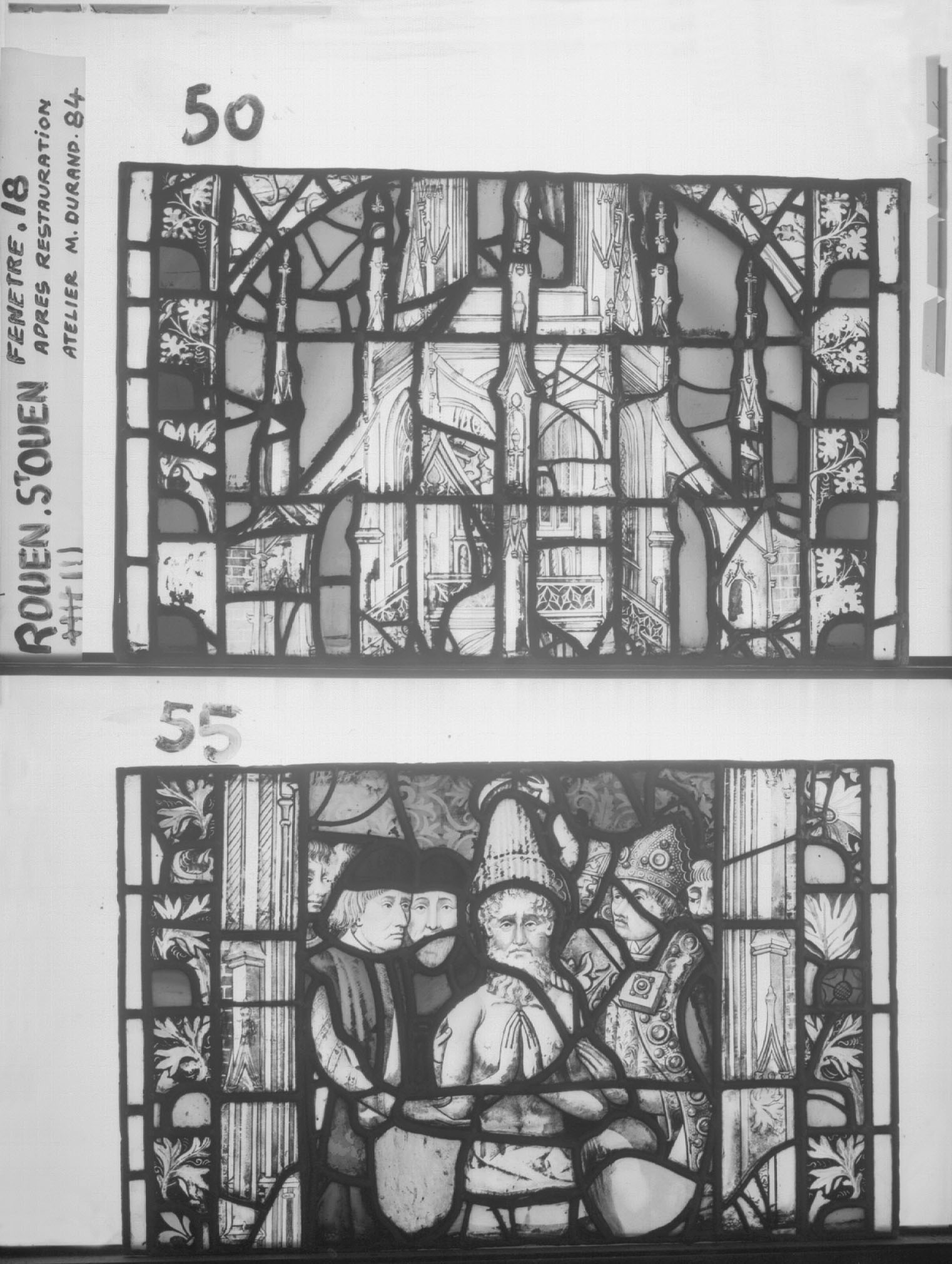 Fenêtre 18 ; Panneaux 50 - 55