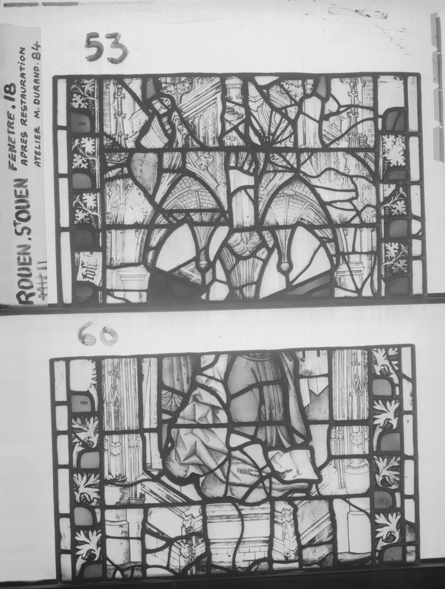 Fenêtre 18 ; Panneaux 53 - 60