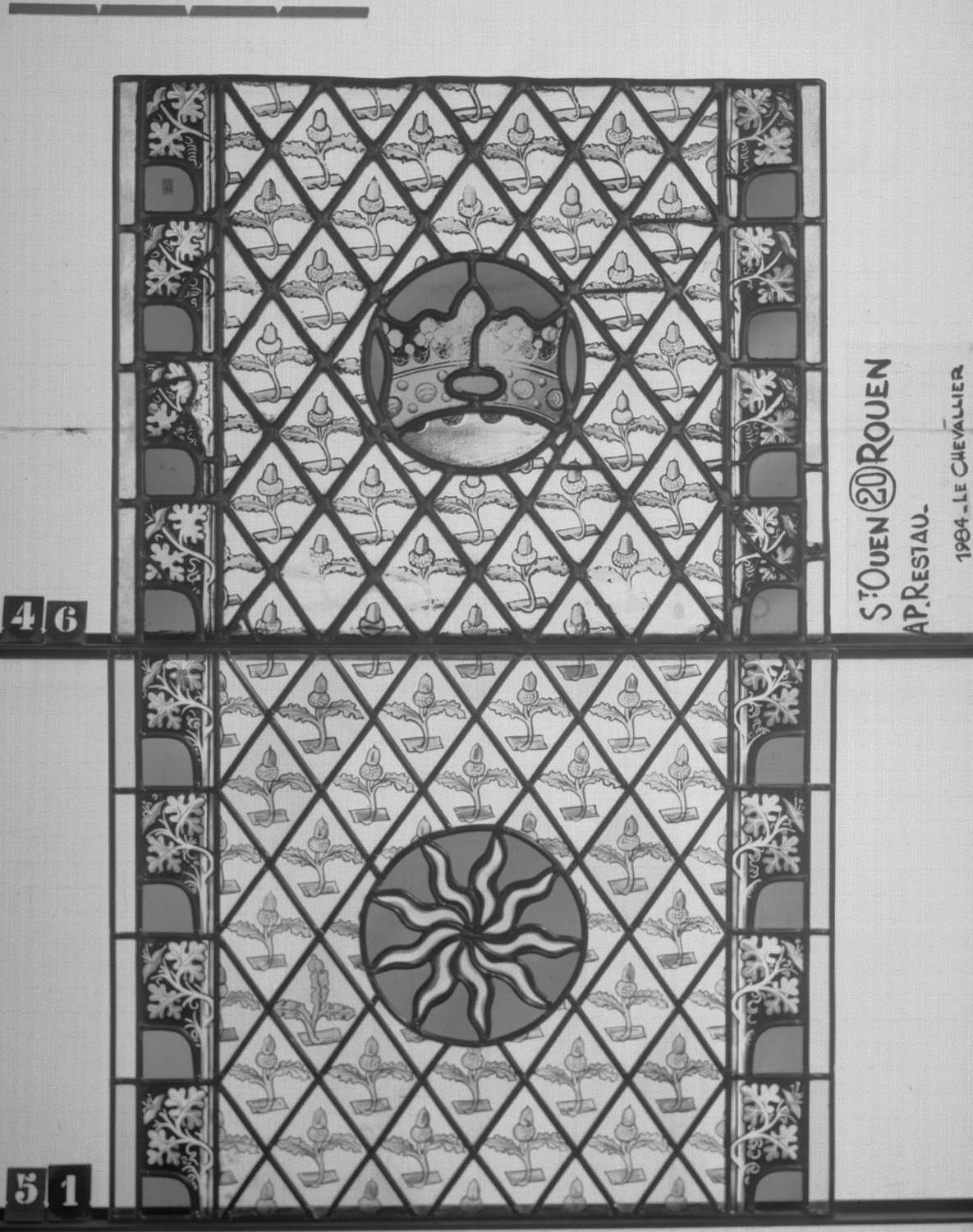 Fenêtre 20 ; Panneaux 46 - 51