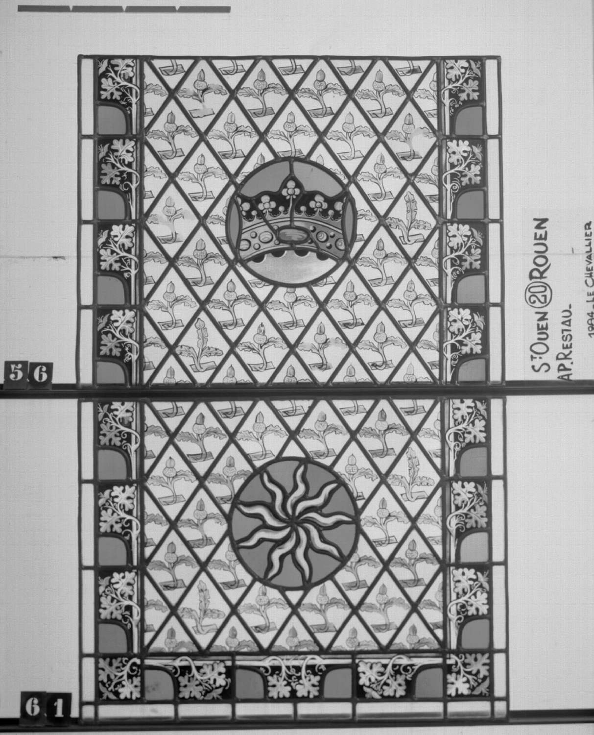 Fenêtre 20 ; Panneaux 56 - 61