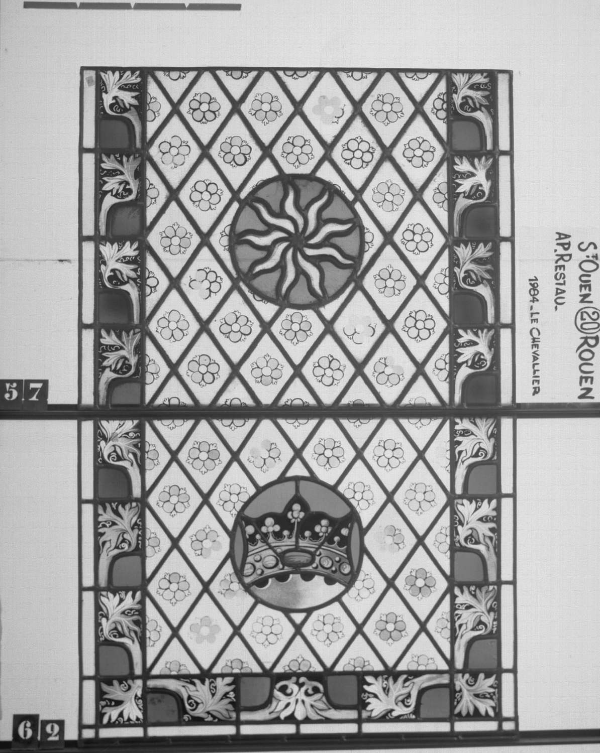 Fenêtre 20 ; Panneaux 57 - 62