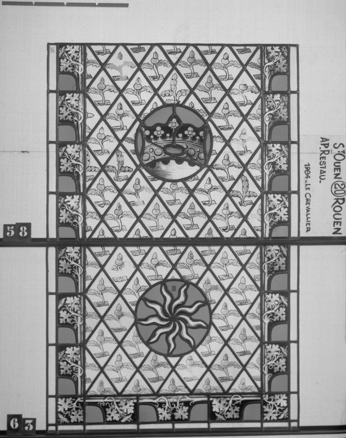 Fenêtre 20 ; Panneaux 58 - 63