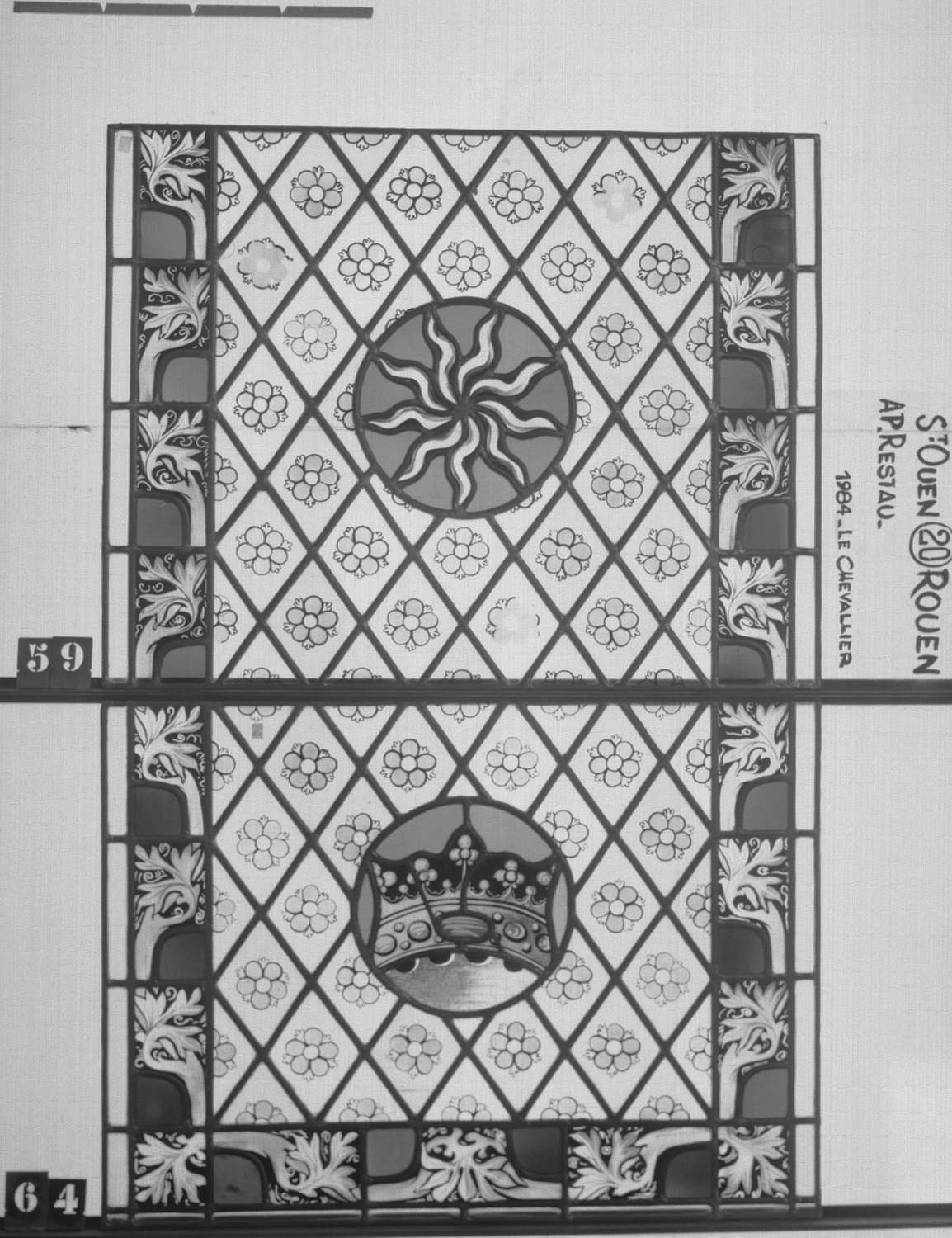 Fenêtre 20 ; Panneaux 59 - 64