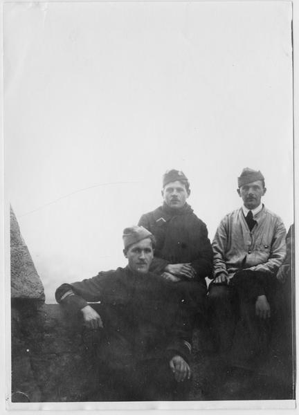 Camp de prisonniers alsaciens-lorrains. Groupe de sous-officiers