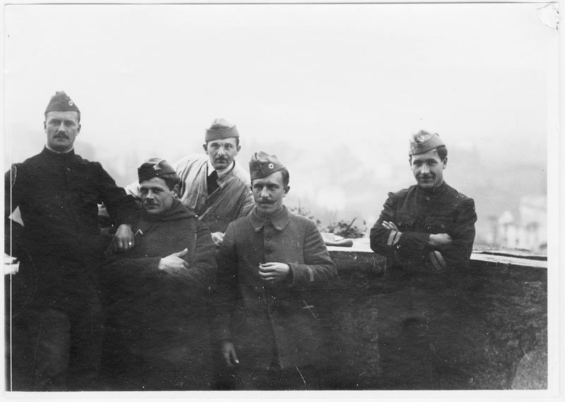 Camp de prisonniers alsaciens-lorrains. Groupe de sous-officiers