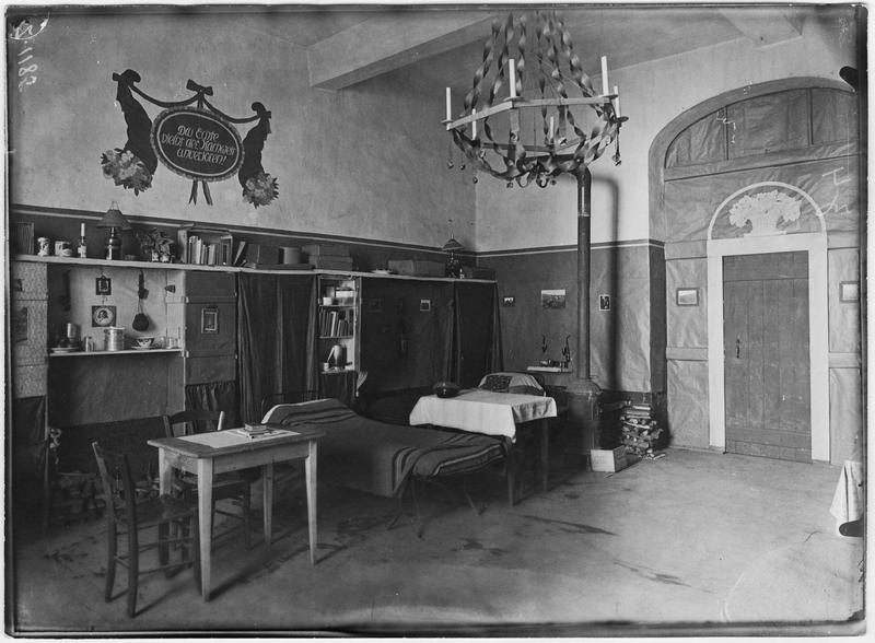 Dépôt d'officiers allemands. Chambre d'officiers allemands