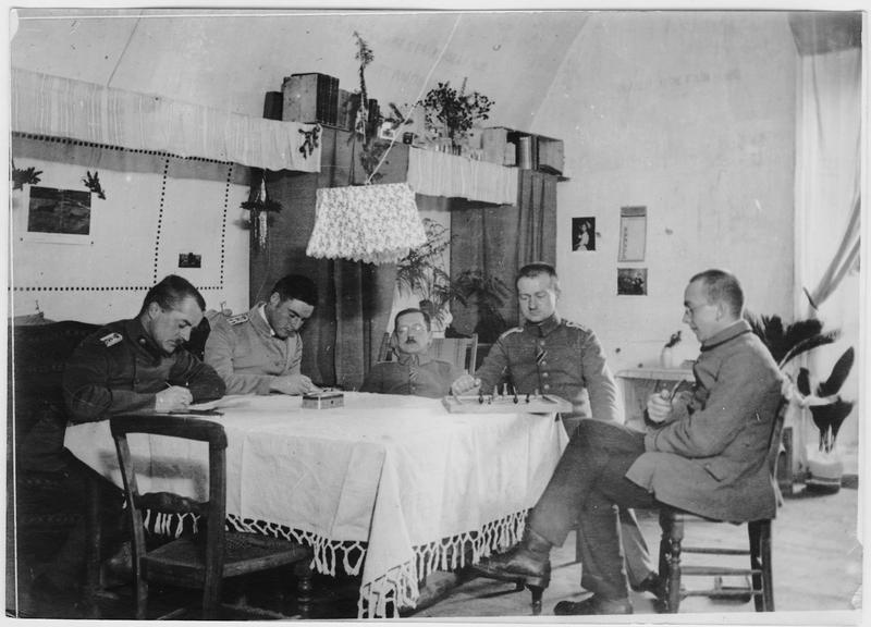 Dépôt d'officiers allemands. Détente