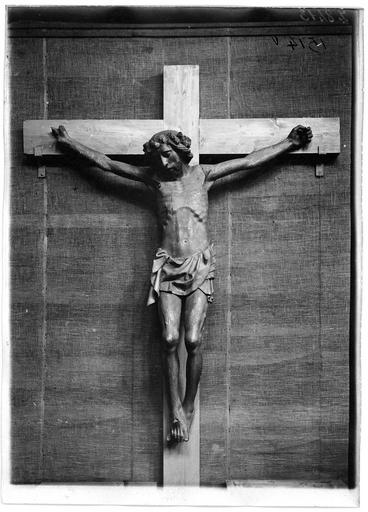 Statue : Christ en croix, dit de Verlaine - © Ministère de la Culture (France), Médiathèque du patrimoine et de la photographie, diffusion RMN-GP