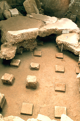 Piles du caldarium.