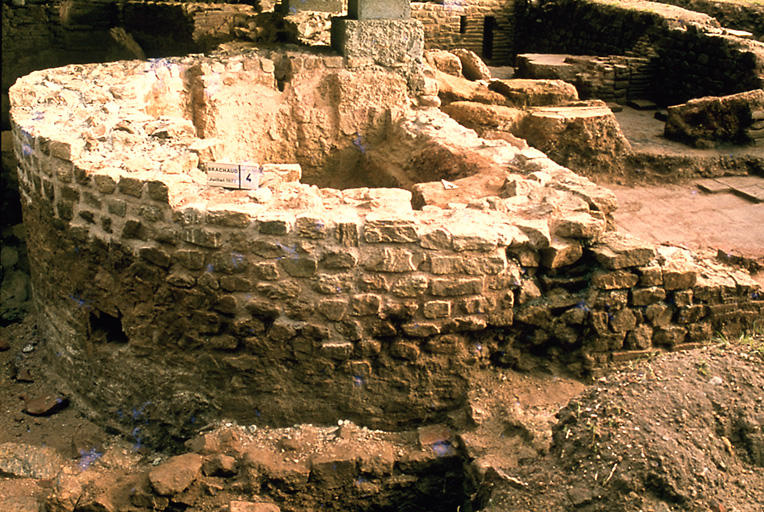 Hypocauste de la villa.