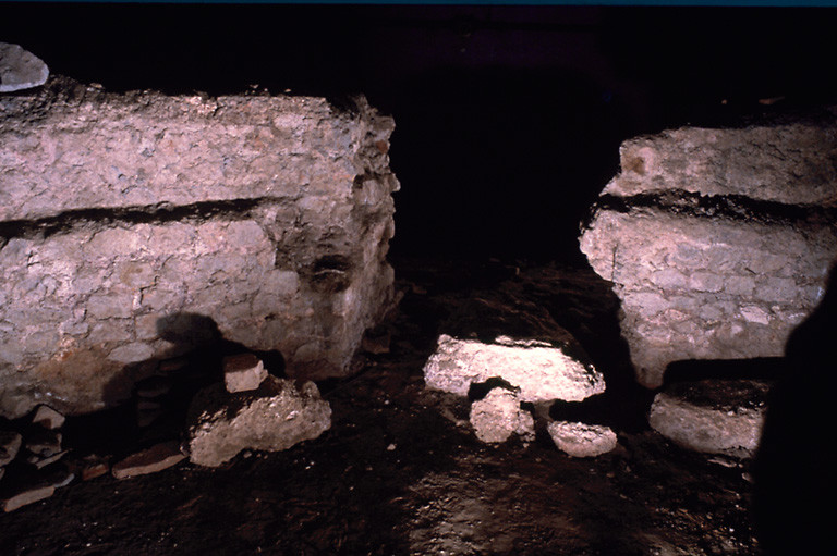 Face intérieure du mur du laconicum.