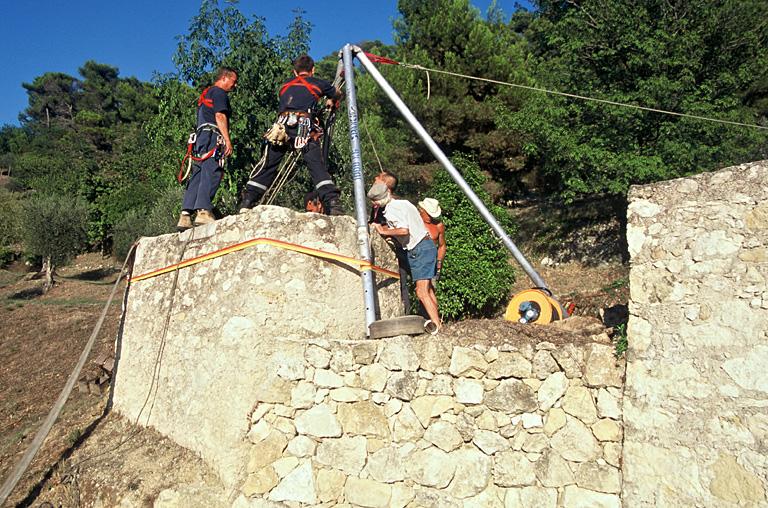 Noria : opération de réhabilitation de la noria du mont Vinaigrier