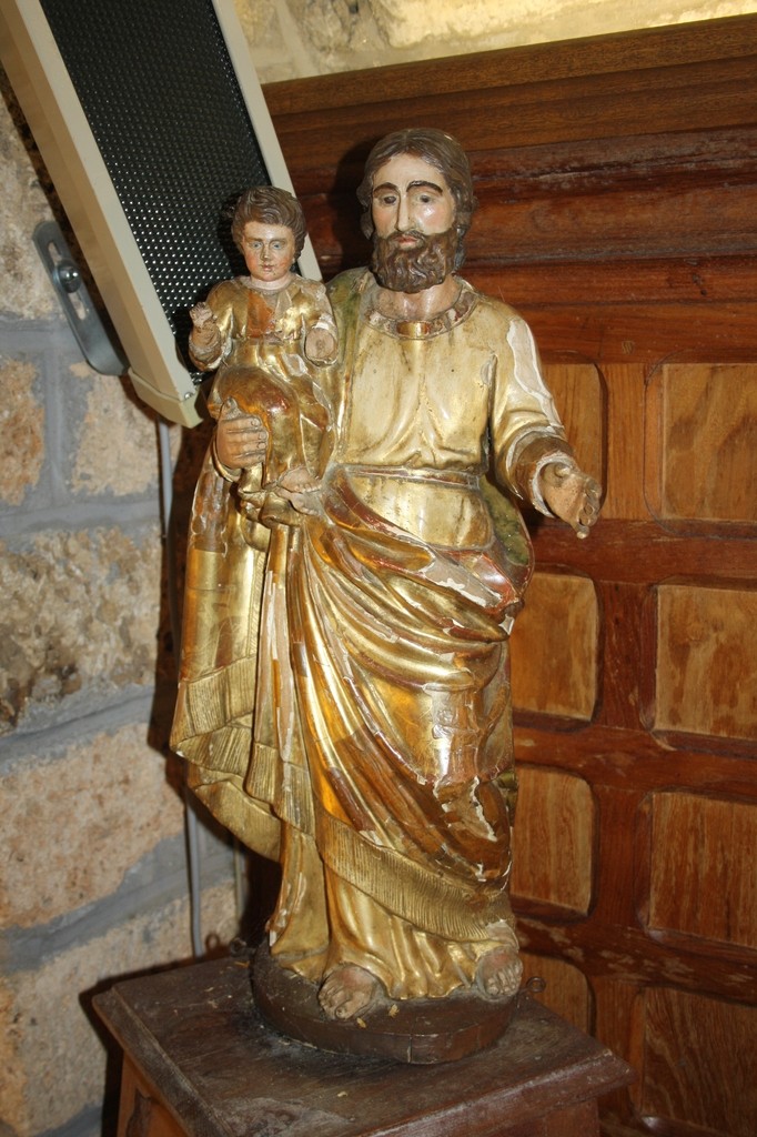 Statue : Saint Joseph et l'Enfant Jésus