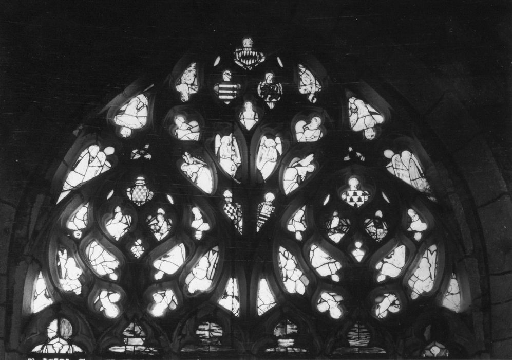 verrière : anges musiciens