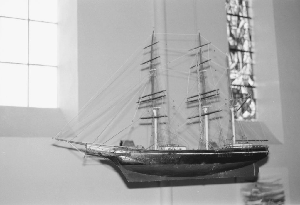 maquette ex-voto de trois-mâts barque