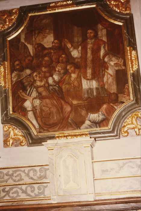 tableau: Saint Mathurin guérissant la fille de l'empereur Maxime