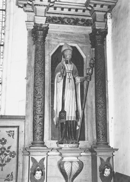 Retable et statue : Saint Guillaume