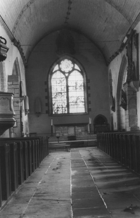 verrière : scènes de la vie de la Vierge