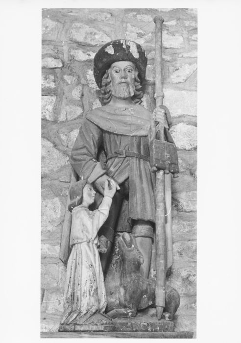 statue : saint Roch