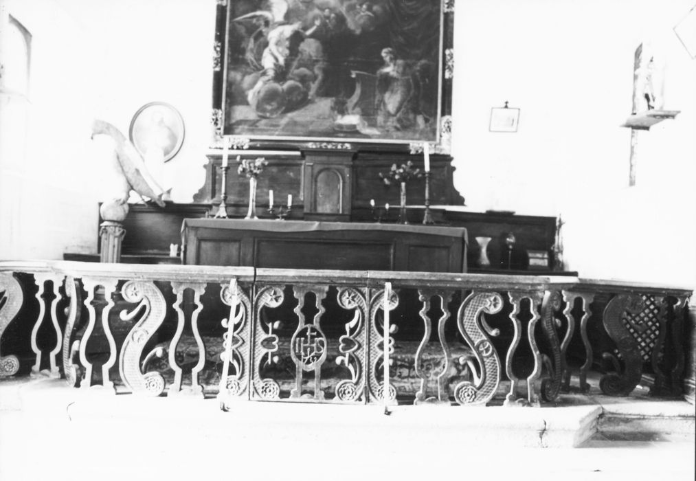 clôture liturgique (table de communion)