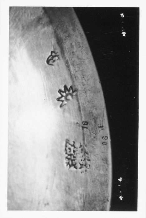 calice, détail des poinçons