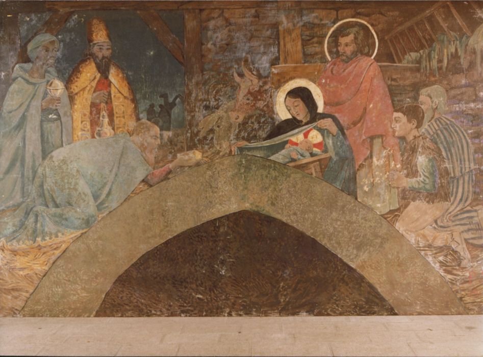tableau (triptyque) : Adoration des Mages