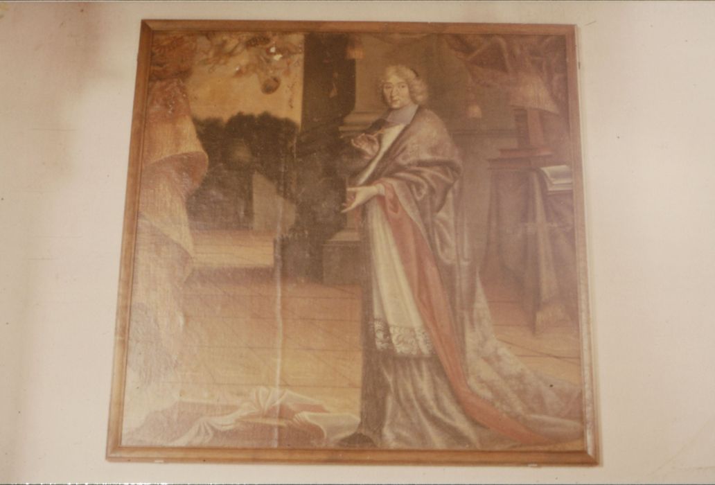 tableau : portrait d'évêque
