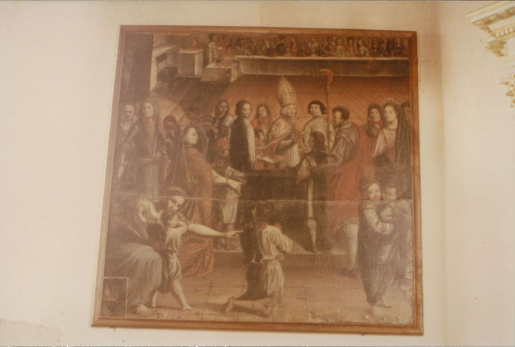 tableau : scène de confirmation