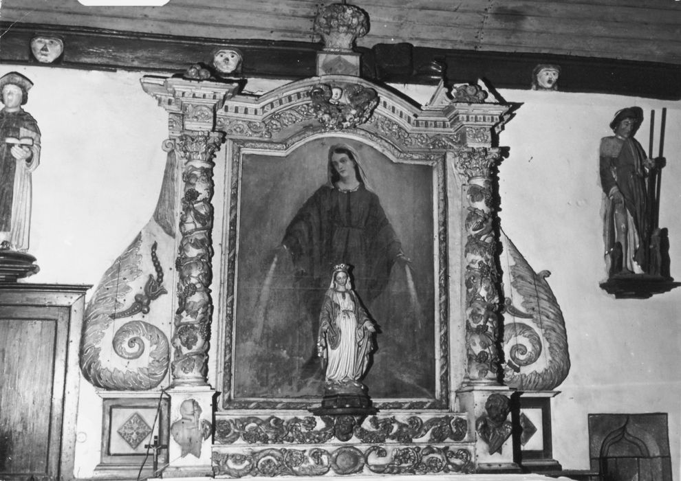 retable, tableau : Vierge de l’Immaculée Conception