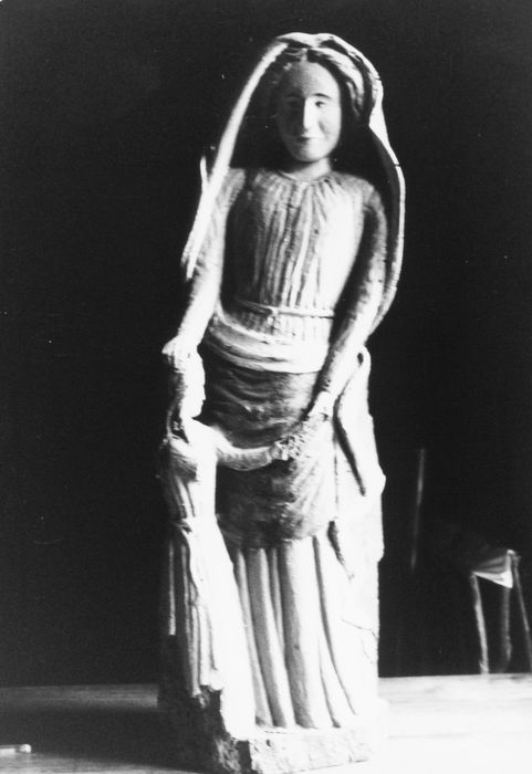 groupe sculpté : Éducation de la Vierge