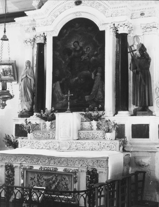 autel, retable, tableau : Le Rosaire