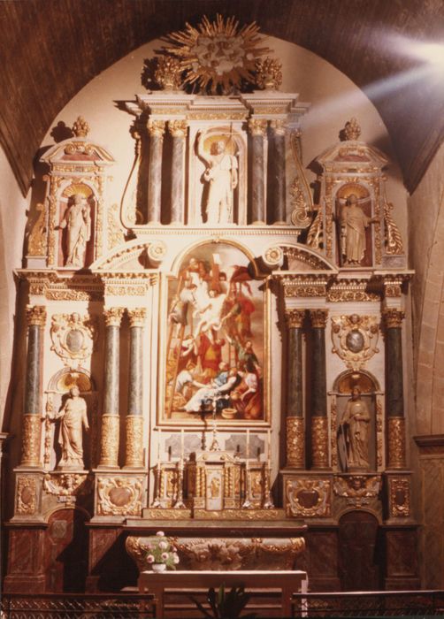 maître-autel, tabernacle, retable
