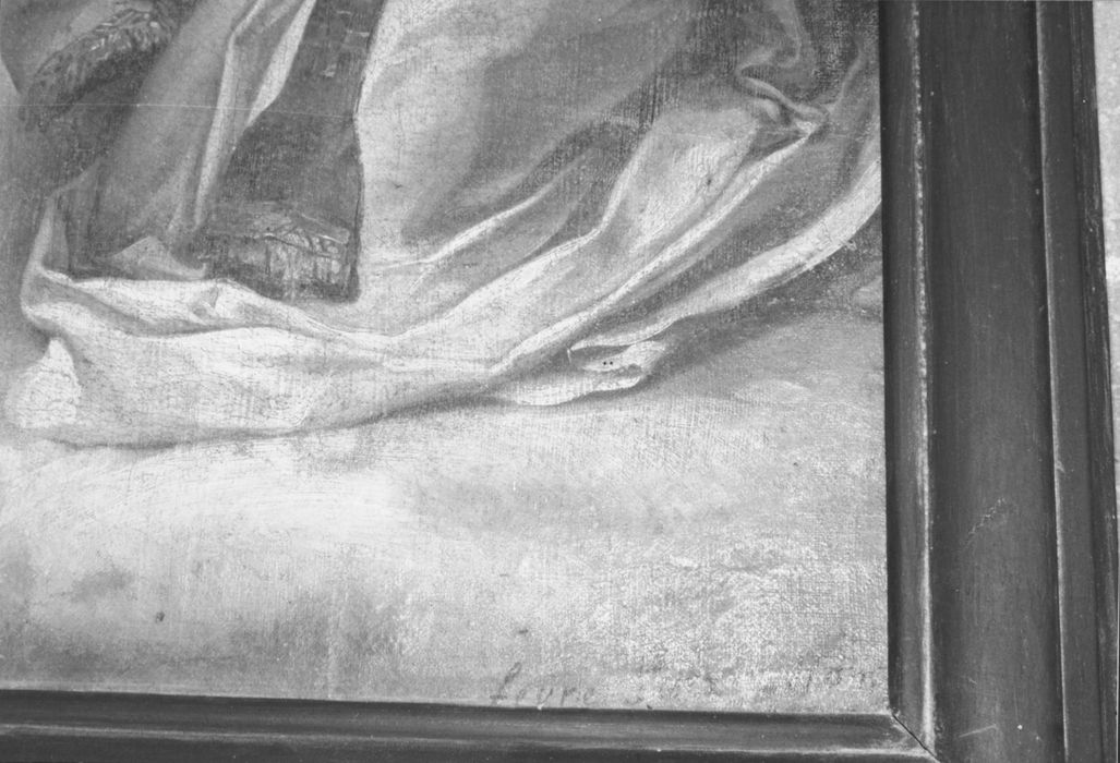 tableau : Adoration du Sacré-coeur, détail