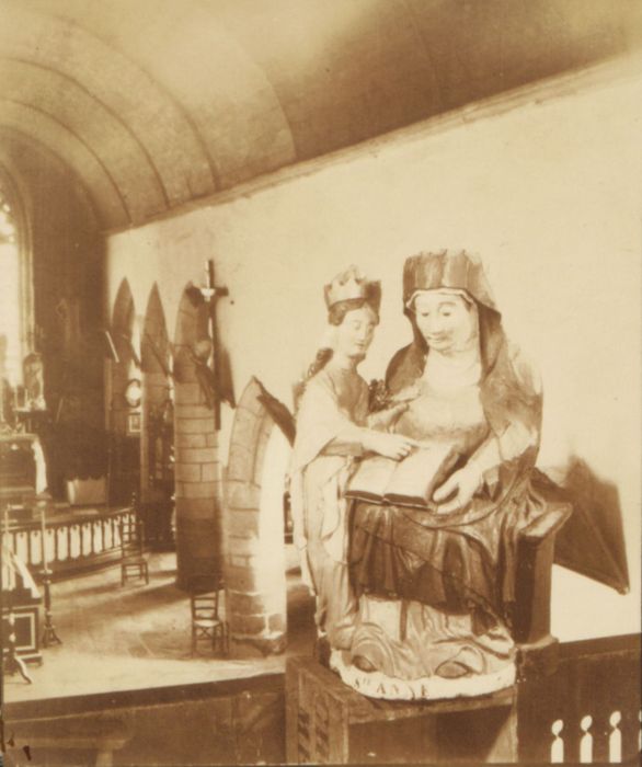 groupe sculpté : sainte Anne et la Vierge