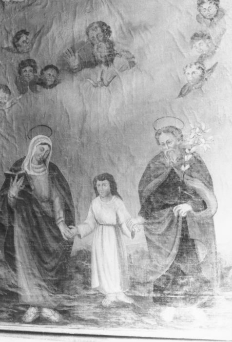 tableau : Sainte Famille et Trinité