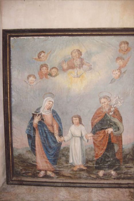 tableau : Sainte Famille et Trinité