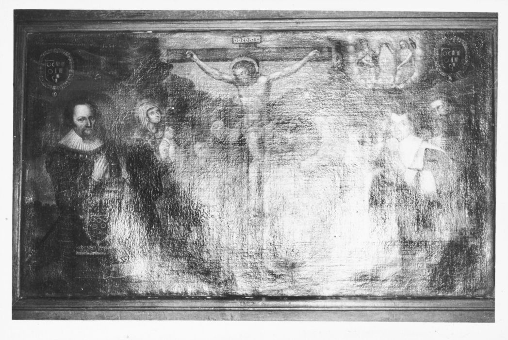 tableau : Crucifixion avec les donateurs