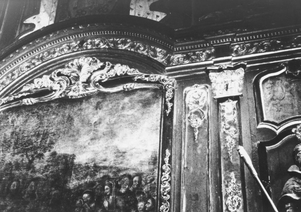 retable du maître-autel, vue partielle
