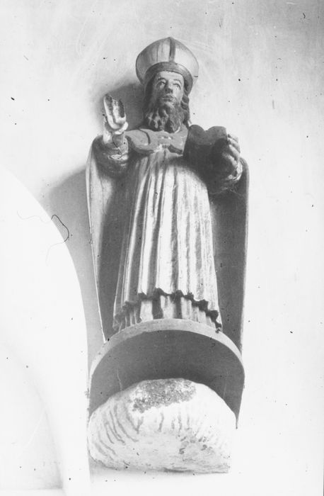 Statue : Saint évêque dit Saint Blaise