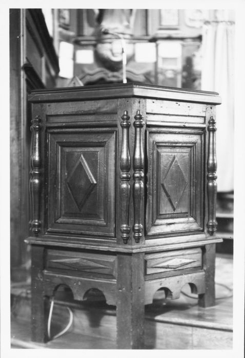 chaire à prêcher (fragment)
