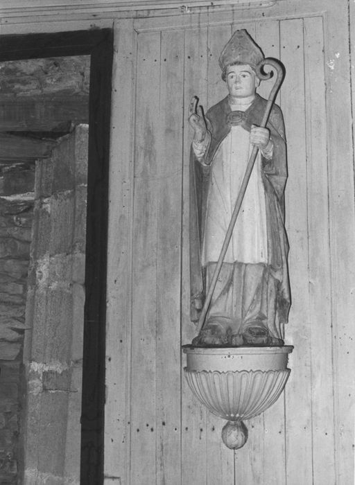 statue de Saint Patrice (?), dite de Saint Yvi