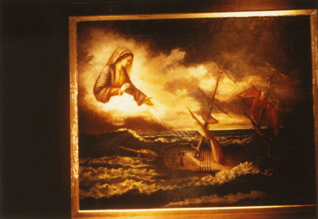 tableau ex-voto : naufrage de la Perle (le)