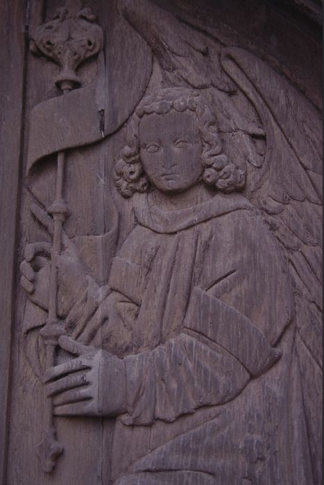 vantaux : Annonciation, détail