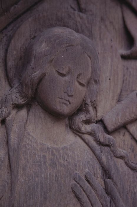 vantaux : Annonciation, détail